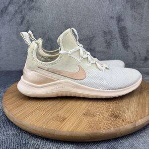 Nike Free TR 8 Shoes Womens Size 7.5 Cream Pink Training Sneakers CD9562-198